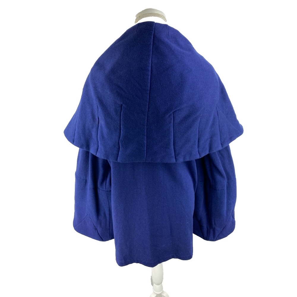 Norma Kamali Iconic Shawl Collar Open Front Oversized Vtg 80s 90s Coat Jacket - Picture 6 of 11